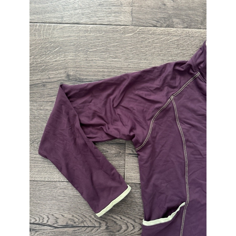 Prana Jacket Womens Small Purple Full Zip Athletic Stretch‎ Hiking Yoga USA Made - Picture 4 of 14